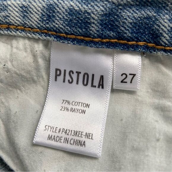 NWT Pistola Kelly 90s Skater Denim Shorts size 27 - Picture 9 of 11